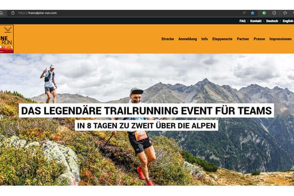 Trans Alpine Run - 2022